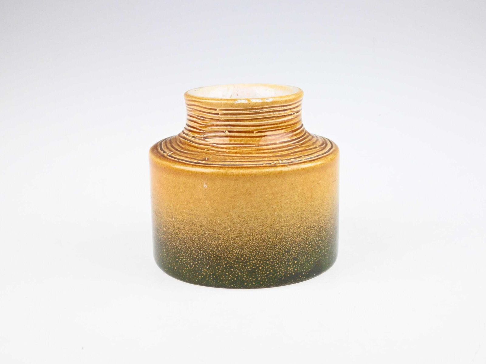 Vintage Czech Ceramic Vase, Czech Pottery, Small Ceramic Vase, Ceramic Vase, Pottery Vase, Mid Century Vase, Vintage Vase, Small Brown Vase photo vinterior