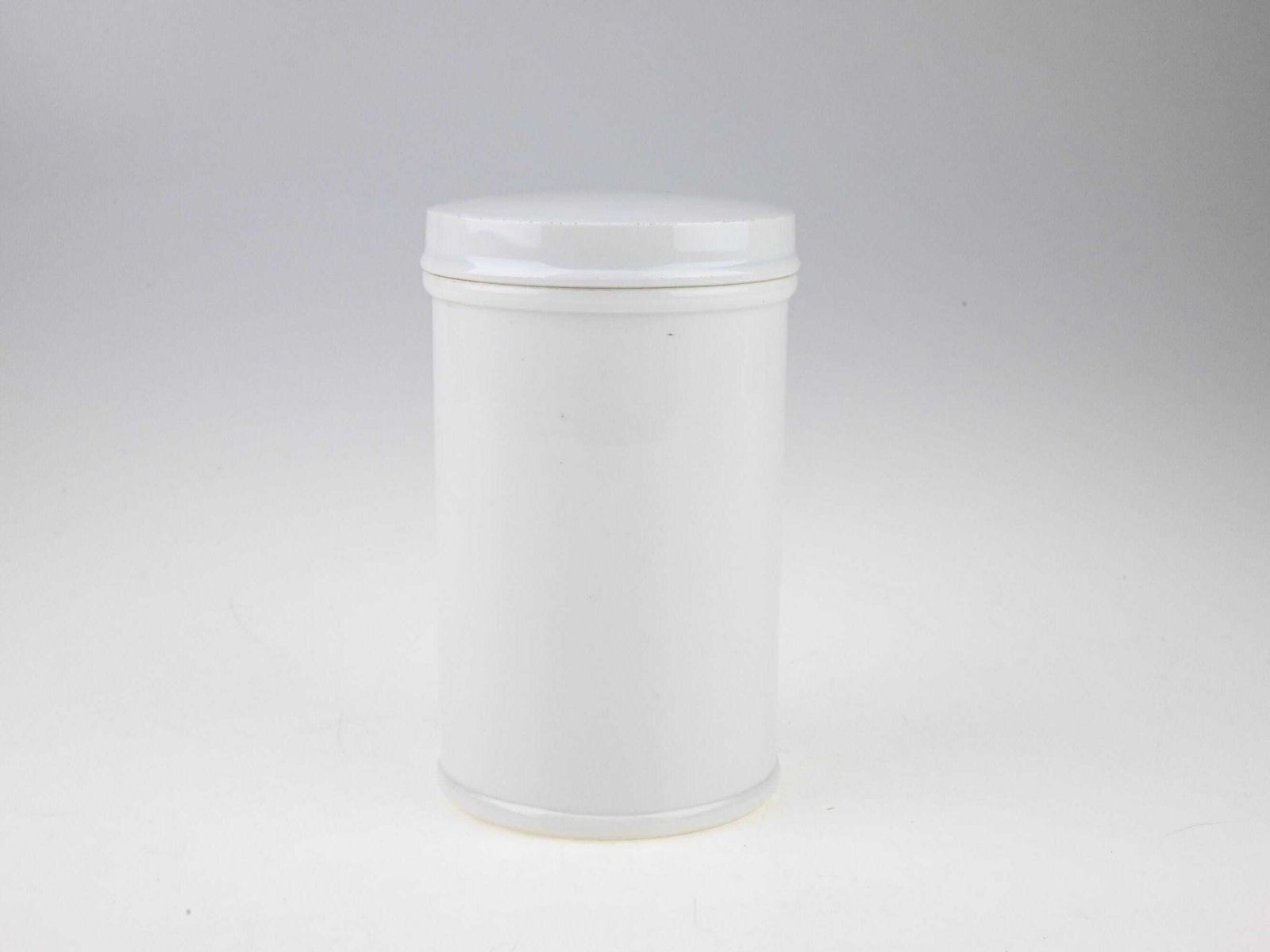 Antique Medical Porcelain Jars With Lids, Antique Pharmacy Container, Antique Pharmacy Container, Porcelain Pharmacy Jar, Set Of 6 Jars photo vinterior