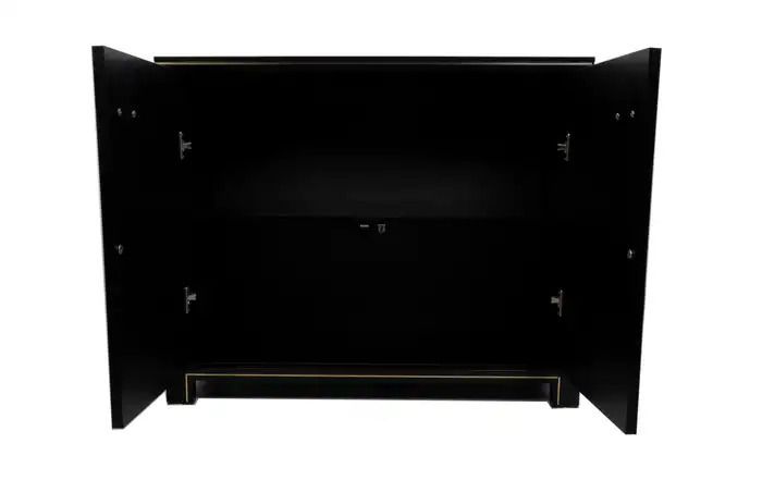 1970's French Black Lacquered Cabinet photo buy