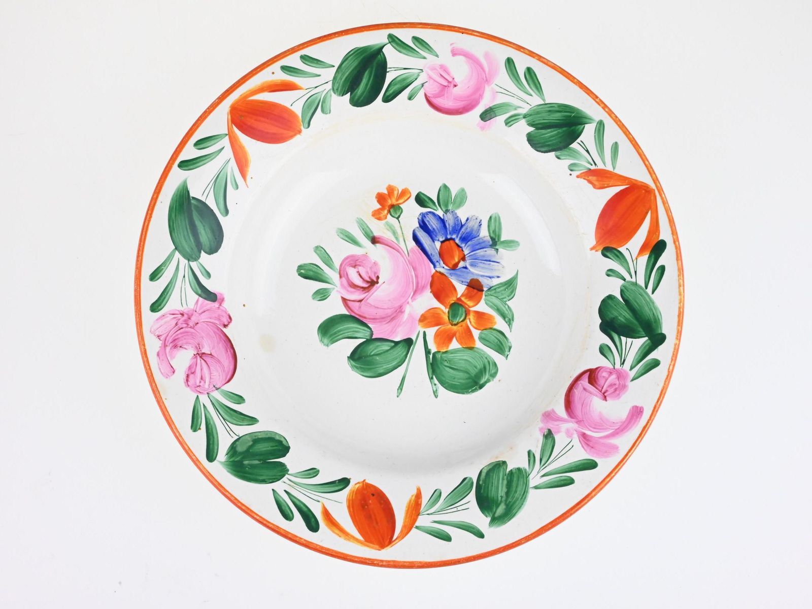 Set Of 8 Antique Decorative Wall Plates, Set Of Ceramic Plates, Floral Ceramic Plates, Ceramic Plates, Pottery Plates, Antique Plates photo vintage