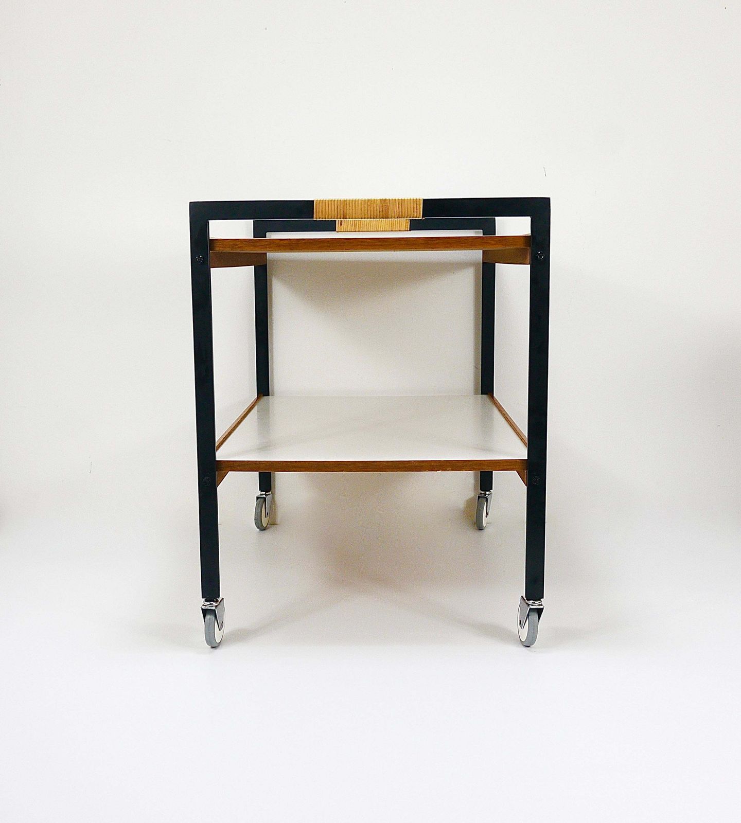 Furniture Carl Auböck Bar Cart Drinks Trolley Serving Cart, Austria, 1960s photo