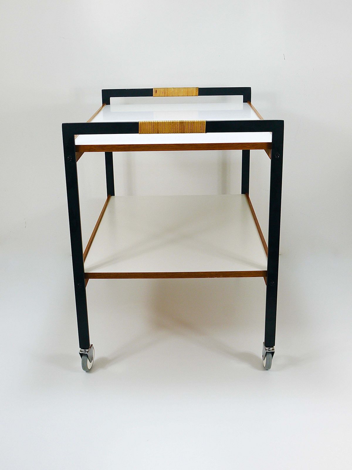 photo vintage Carl Auböck Bar Cart Drinks Trolley Serving Cart, Austria, 1960s