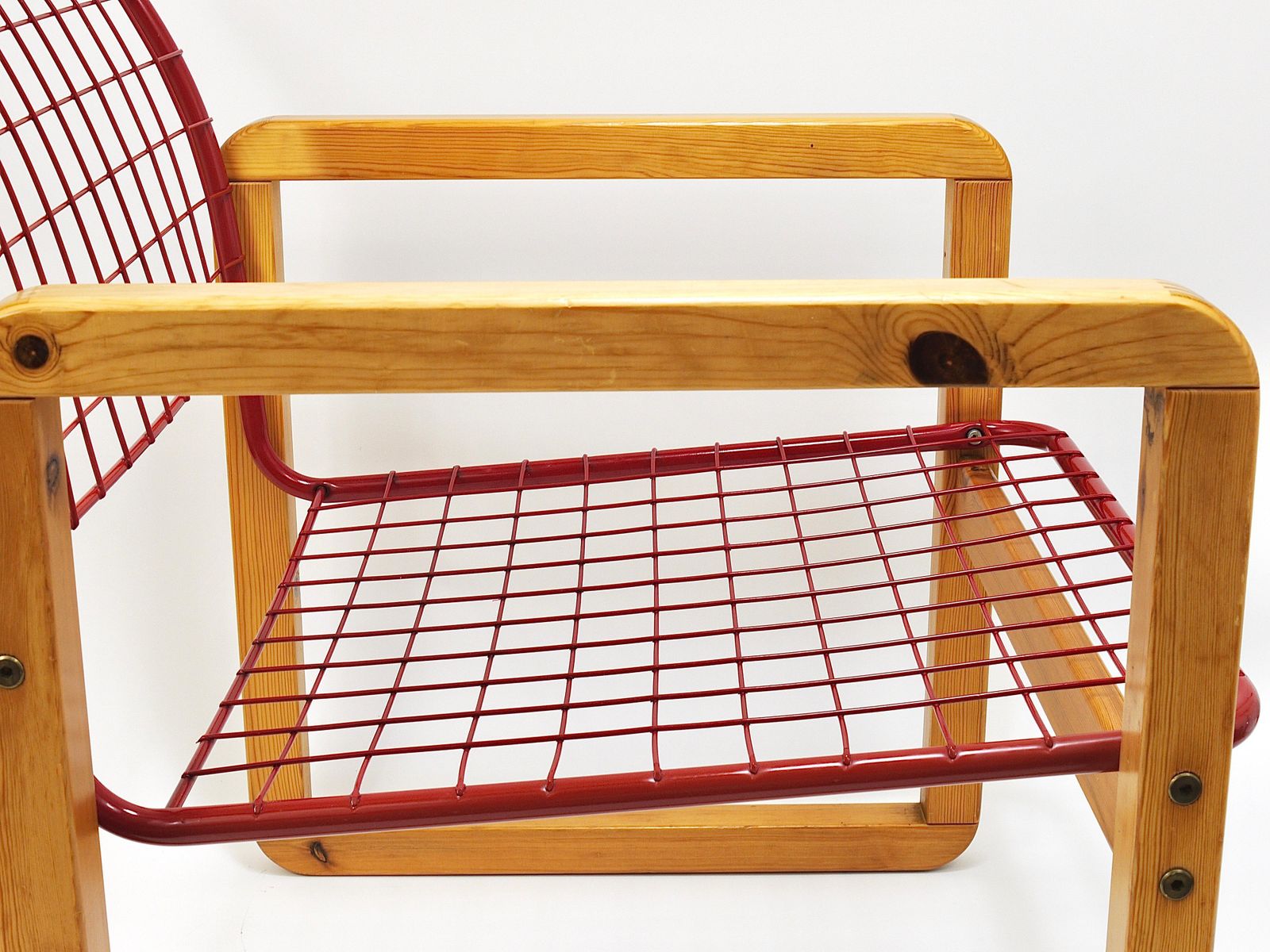 photo furniture Postmodern Wire Lounge Chair Armchair Sälen, Knut & Marianne Hagberg, Ikea, 1982