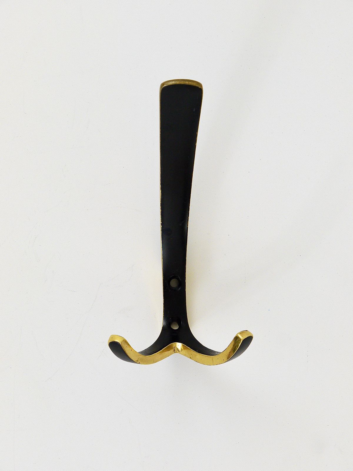photo for sale Up To 10 Midcentury Brass Double Wall Hooks By Herta Baller, Austria, 1950s