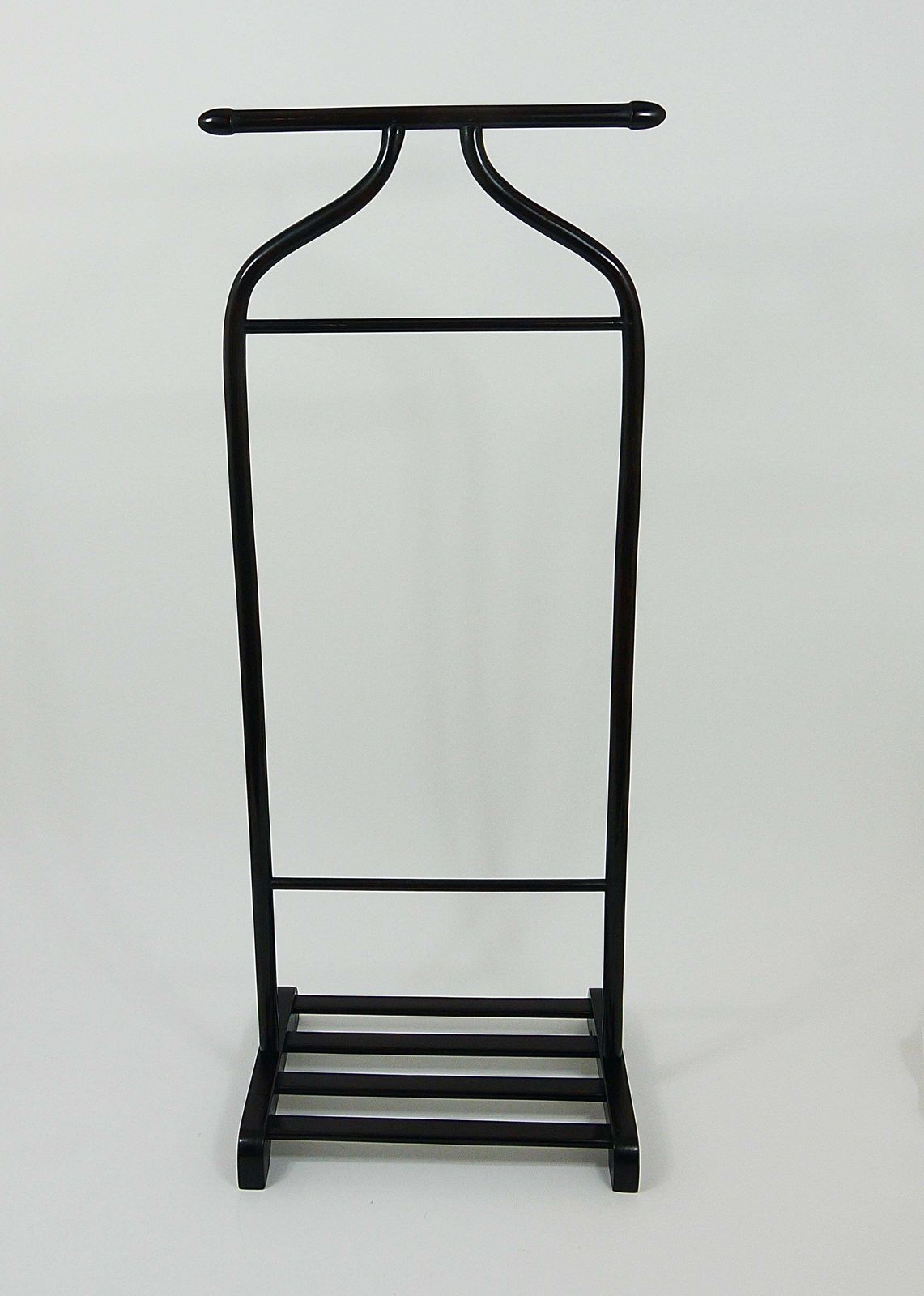 Furniture Thonet Vienna Art Deco Bentwood Clothing Valet / Dressing Stand, Austria, 1920s photo