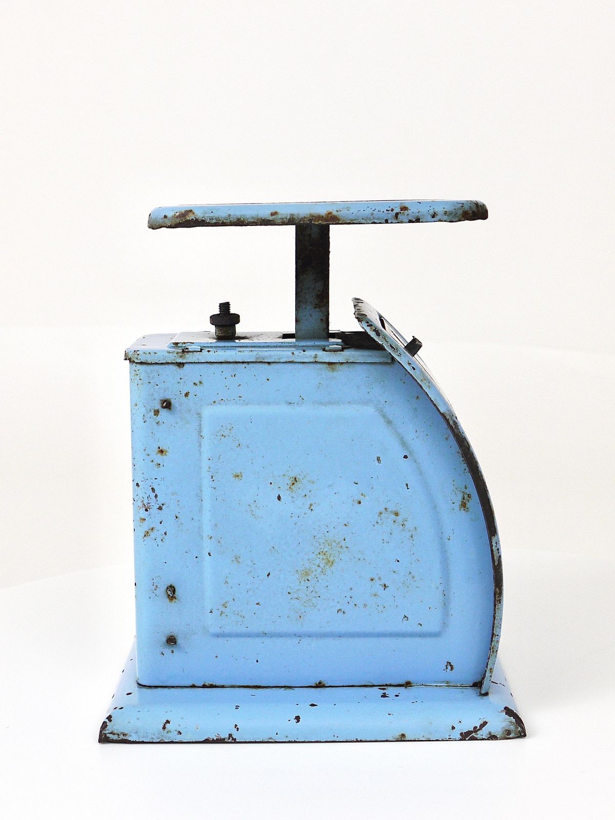 Decorative Blue Marianne Brandt Avantgarde Bauhaus Letter Scale, 1930s, Germany photo Home Decor