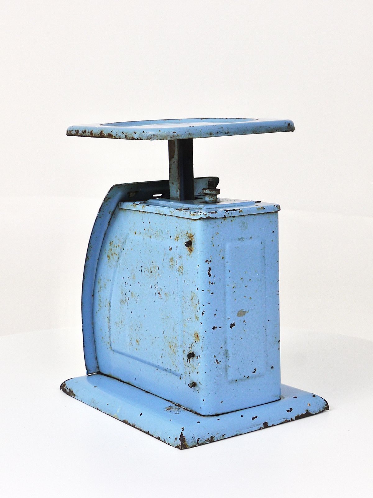 Decorative Blue Marianne Brandt Avantgarde Bauhaus Letter Scale, 1930s, Germany photo buy