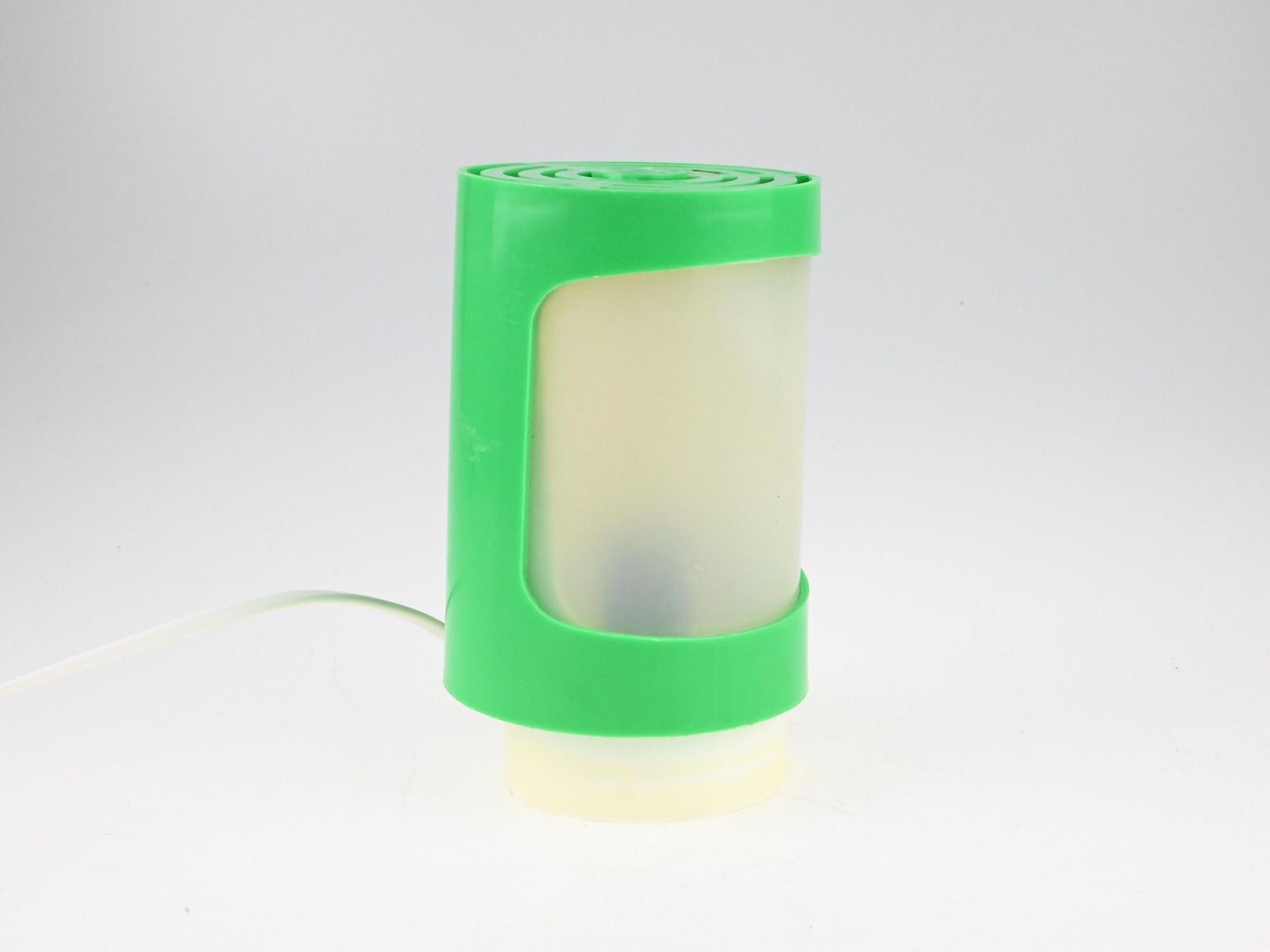 Mid Century Green Desk Lamp, Green Plastic Lamp, Desk Lamp, Table Lamp, Desk Light, Bedside Lamp, Mid Century Lamp, Green Lamp, Table Light photo for sale