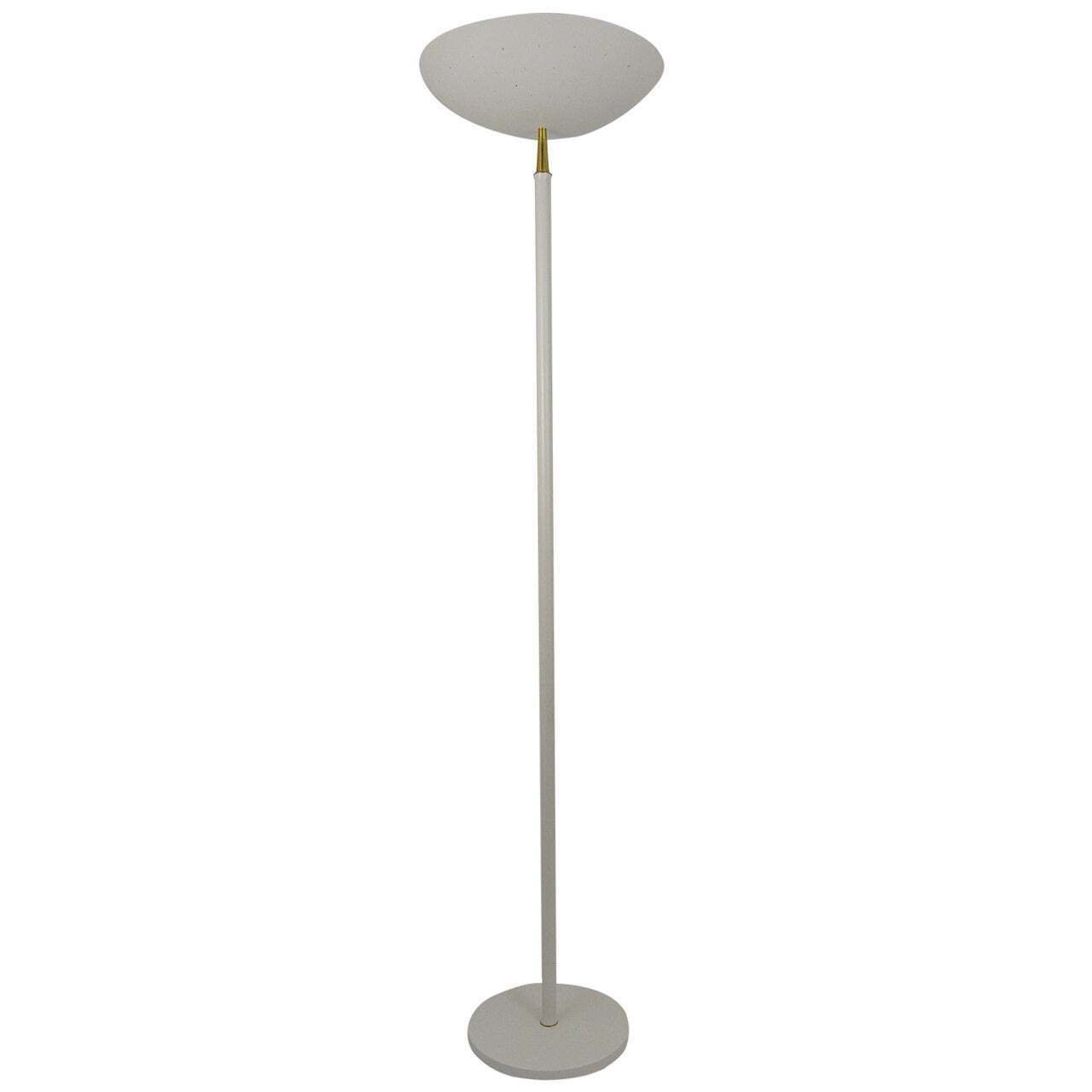 Elegant Italian Mid Century Uplight Floor Lamp, Arteluce Stilnovo Style, 1950s