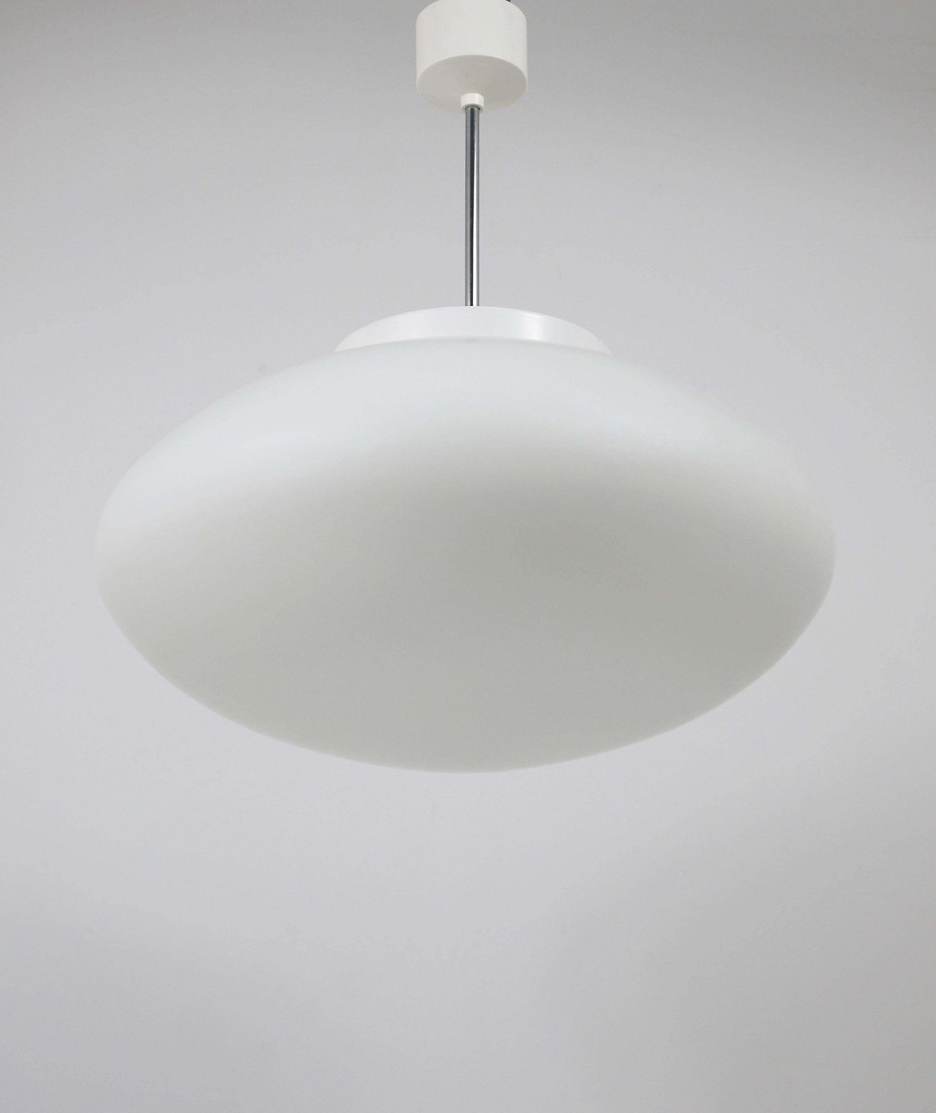 Up To 40 Huge Elliptical Opal Glass Pendant Lights, Lisa Johansson Pape Style photo buy