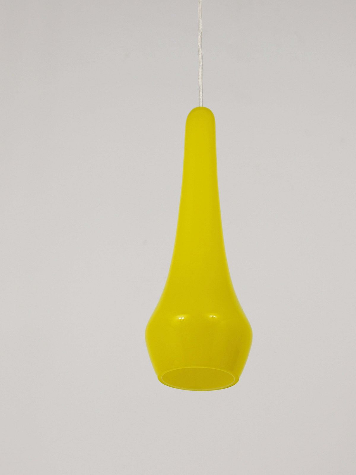 Two Gino Vistosi Murano Glass Mid Century Pendant Lamps, Italy, 1950s photo vintage