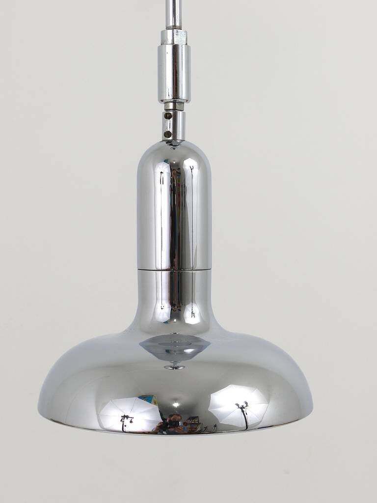 Gino Sarfatti Style 4 Adjustable Pendant Lamps, Gebr. Cosack, Germany, 1970s photo vinterior