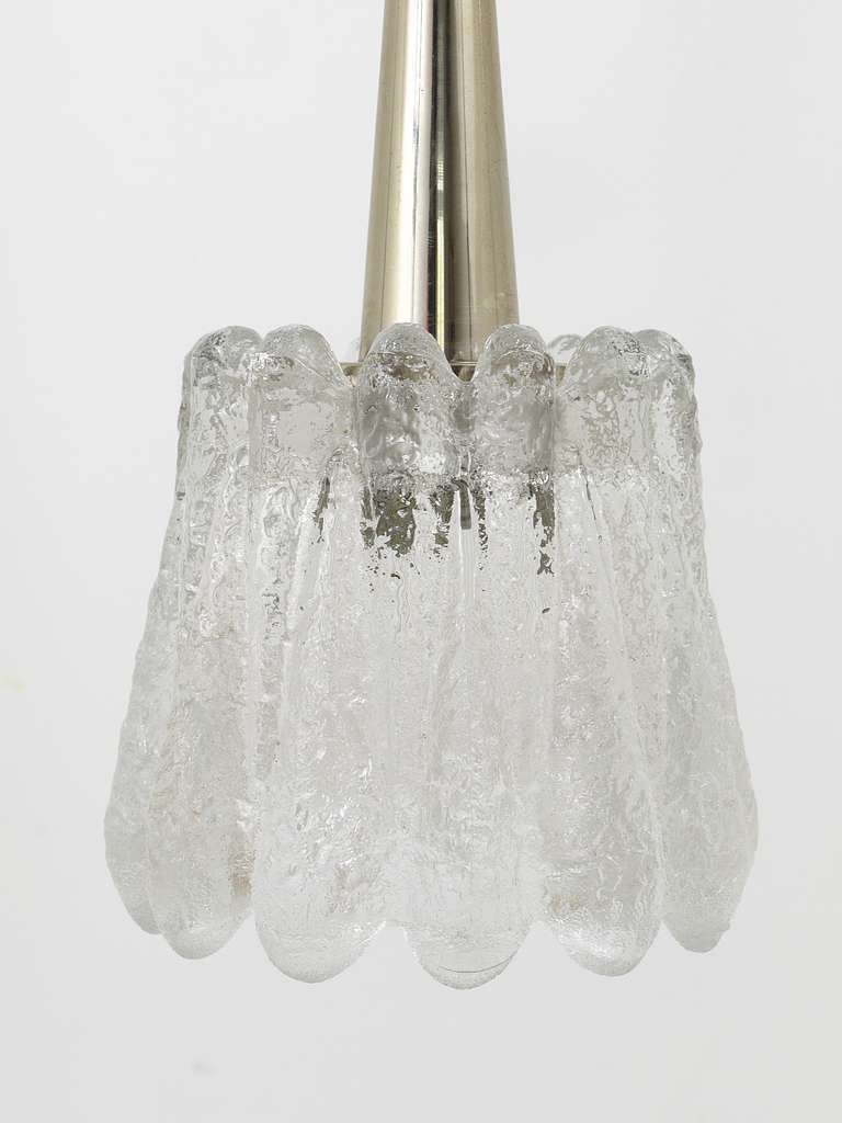 Carl Fagerlund – Set Van Drie Glazen Hanglampen, Orrefors, Zweden, Jaren 1960 photo vinterior