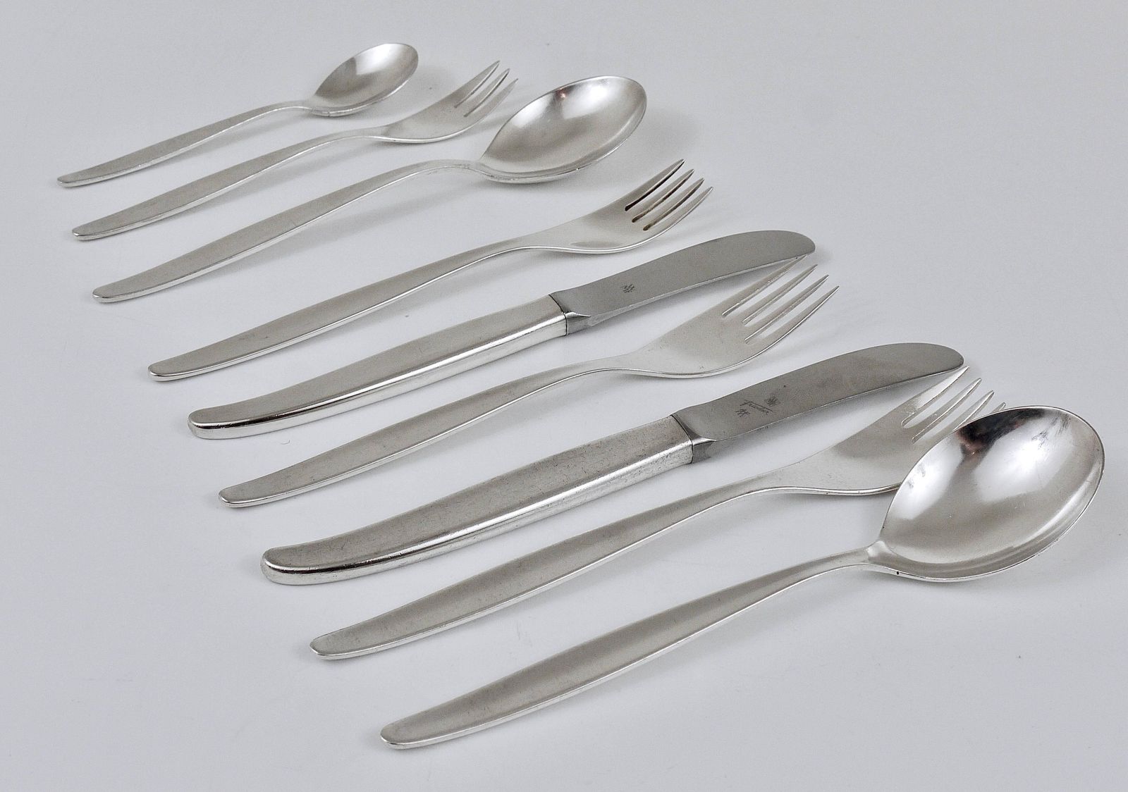 Comprehensive Wmf Stockholm Silver Plated Flatware, Kurt Mayer, Germany, 1960s photo 2821.0