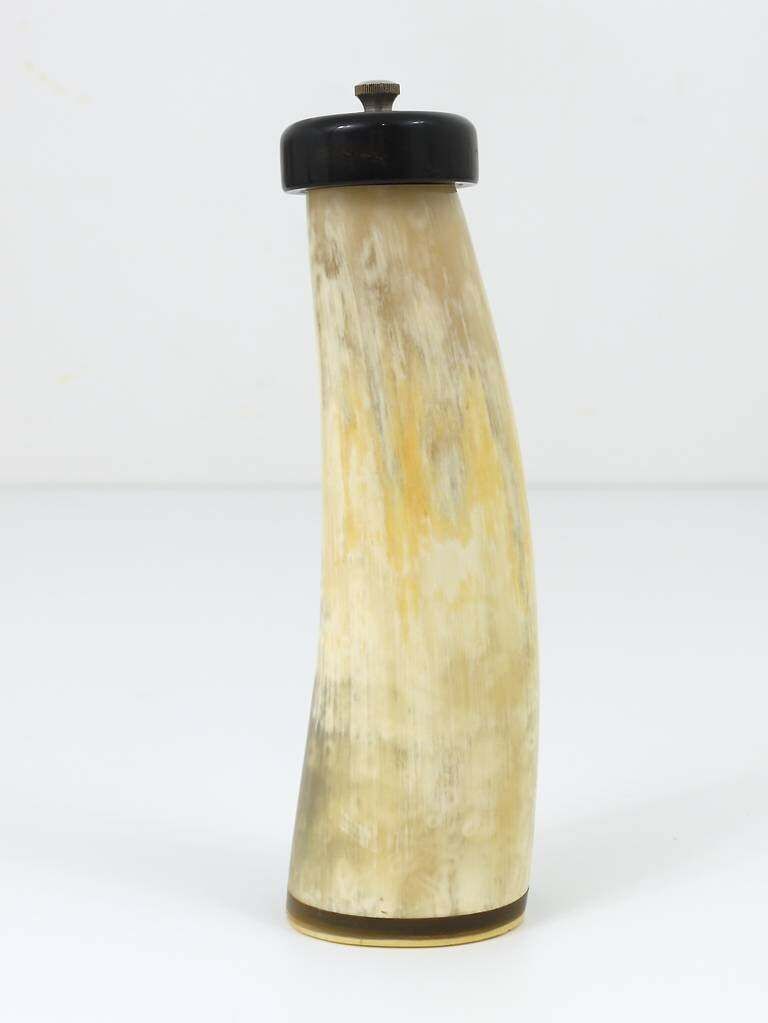 Beautiful Carl Aubock Mid Century Horn Pepper Or Salt Mill, Austria, 1950s photo furniture