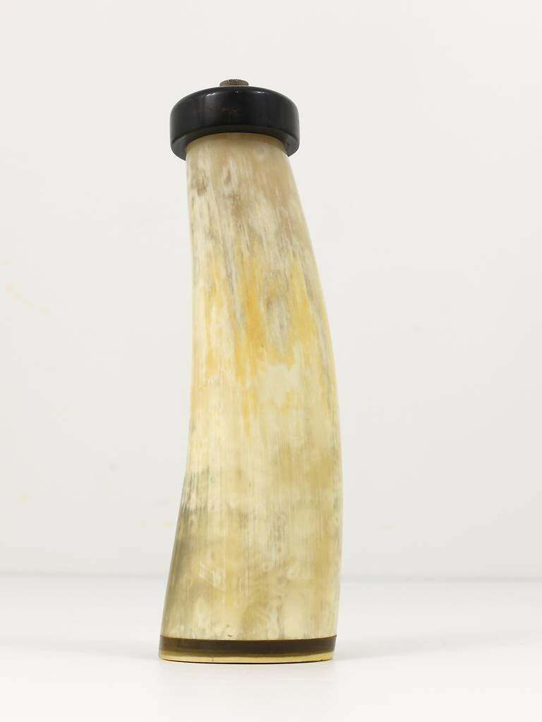 Beautiful Carl Aubock Mid Century Horn Pepper Or Salt Mill, Austria, 1950s photo for sale