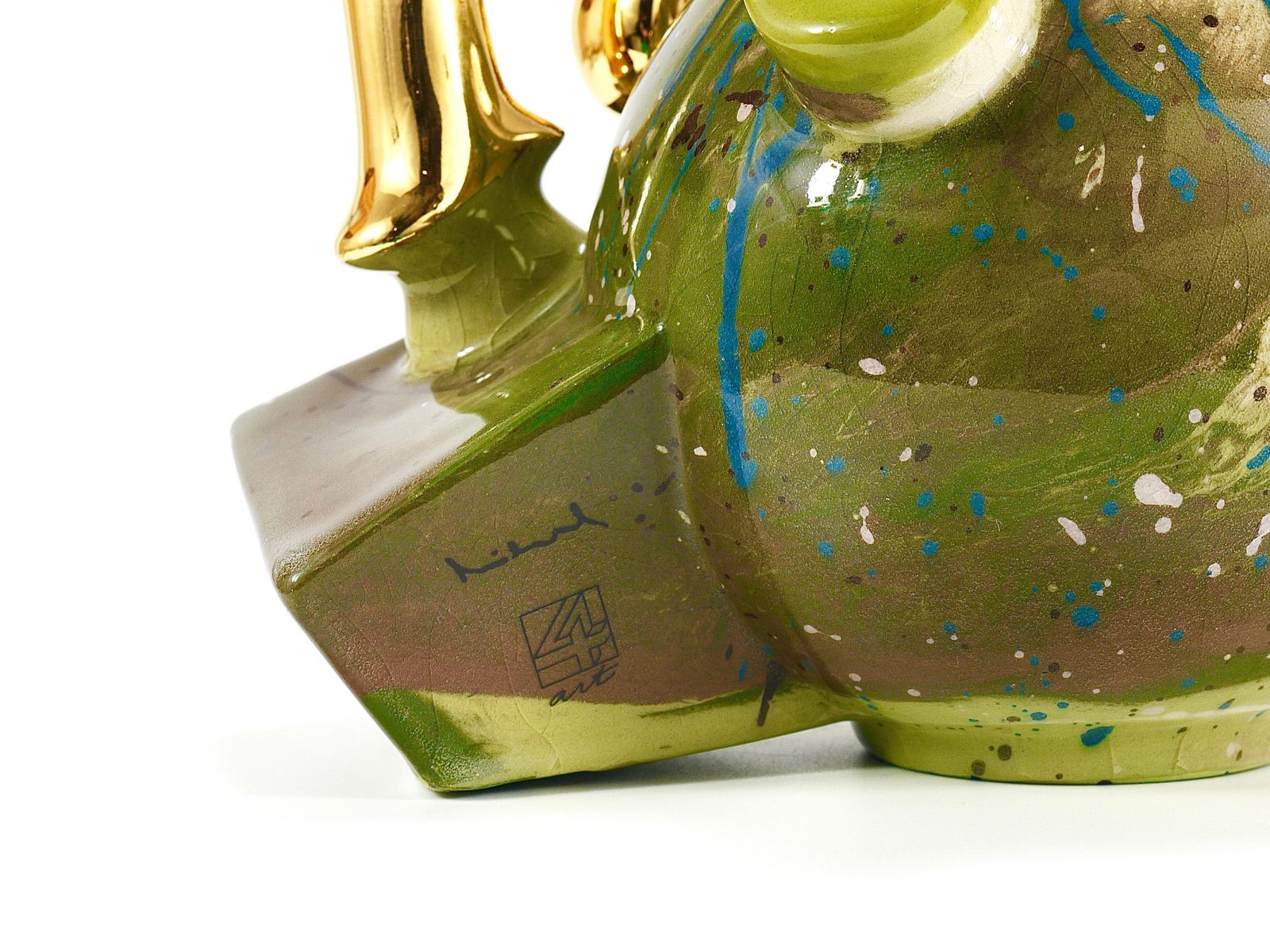 photo for sale Juraj Mahalik Sculptural Postmodern Pop Art Tea Service By Art4, Slovakia, 1990s