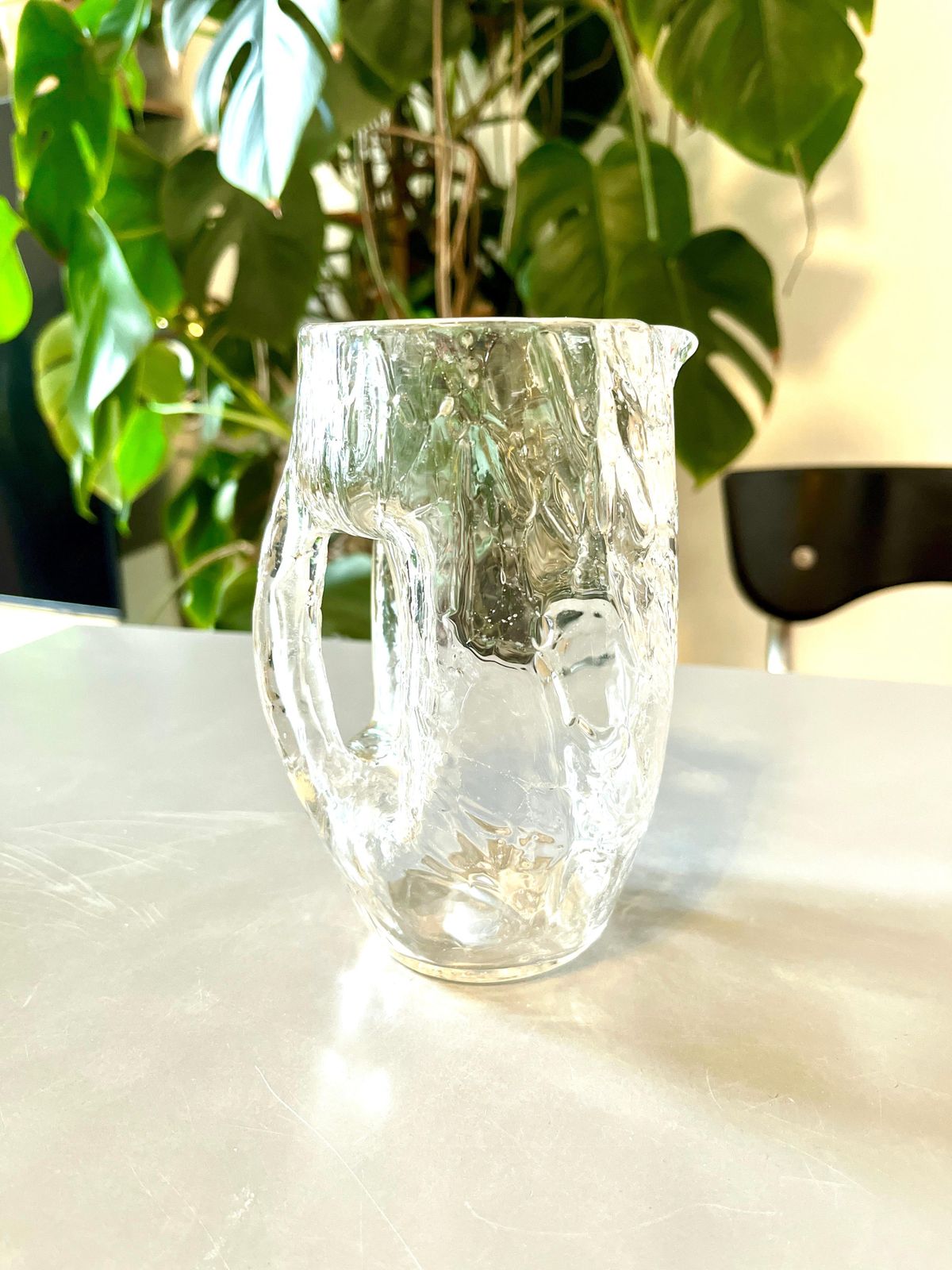 Koloman Moser Art Nouveau Glass Pitcher By Loetz Witwe, Bohemia, 1900s photo furniture