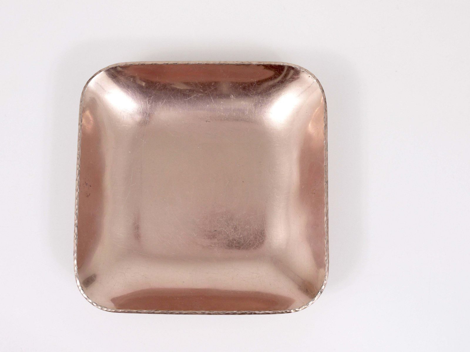 Bauhaus Rosé Aluminium Tray, Bowl, Vide Poche, Zeppelin Werke, Germany, 1930s photo Home Decor
