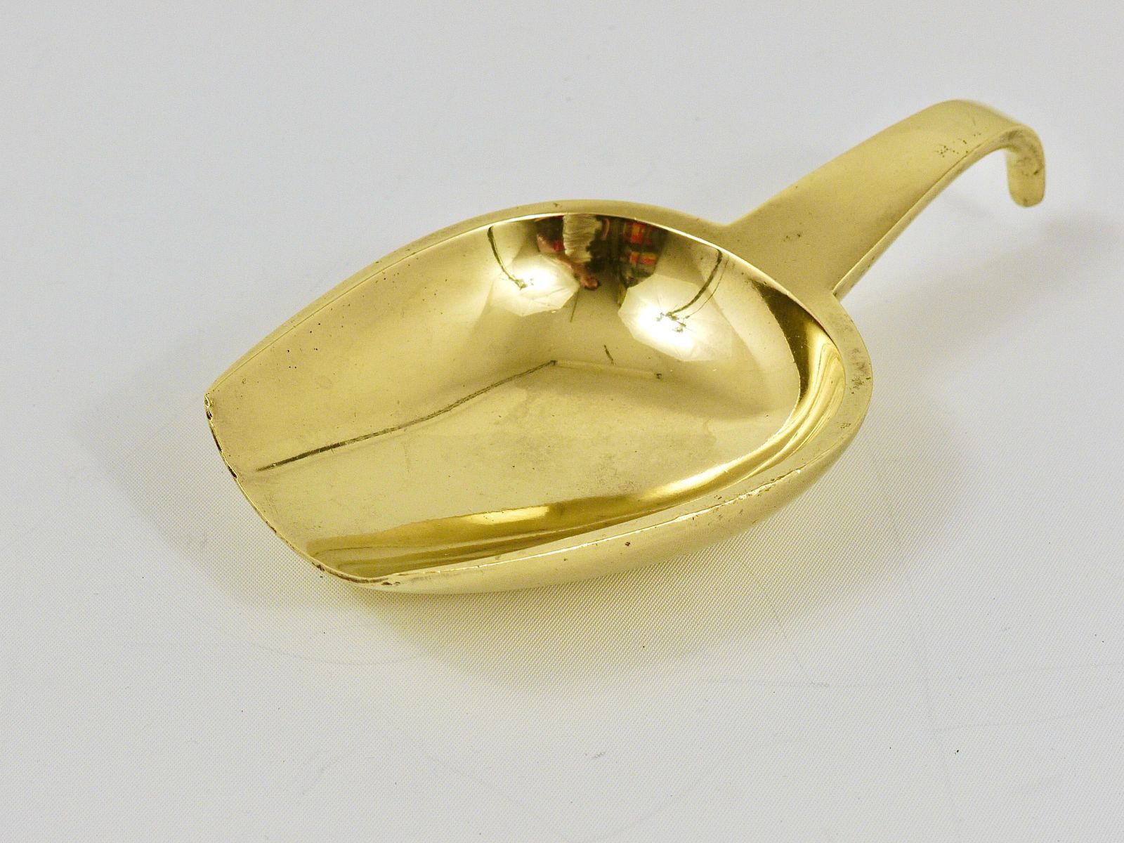 photo buy Carl Auböck Midcentury Scoop Bowl Or Ashtray With Handle, Brass, Austria, 1950s