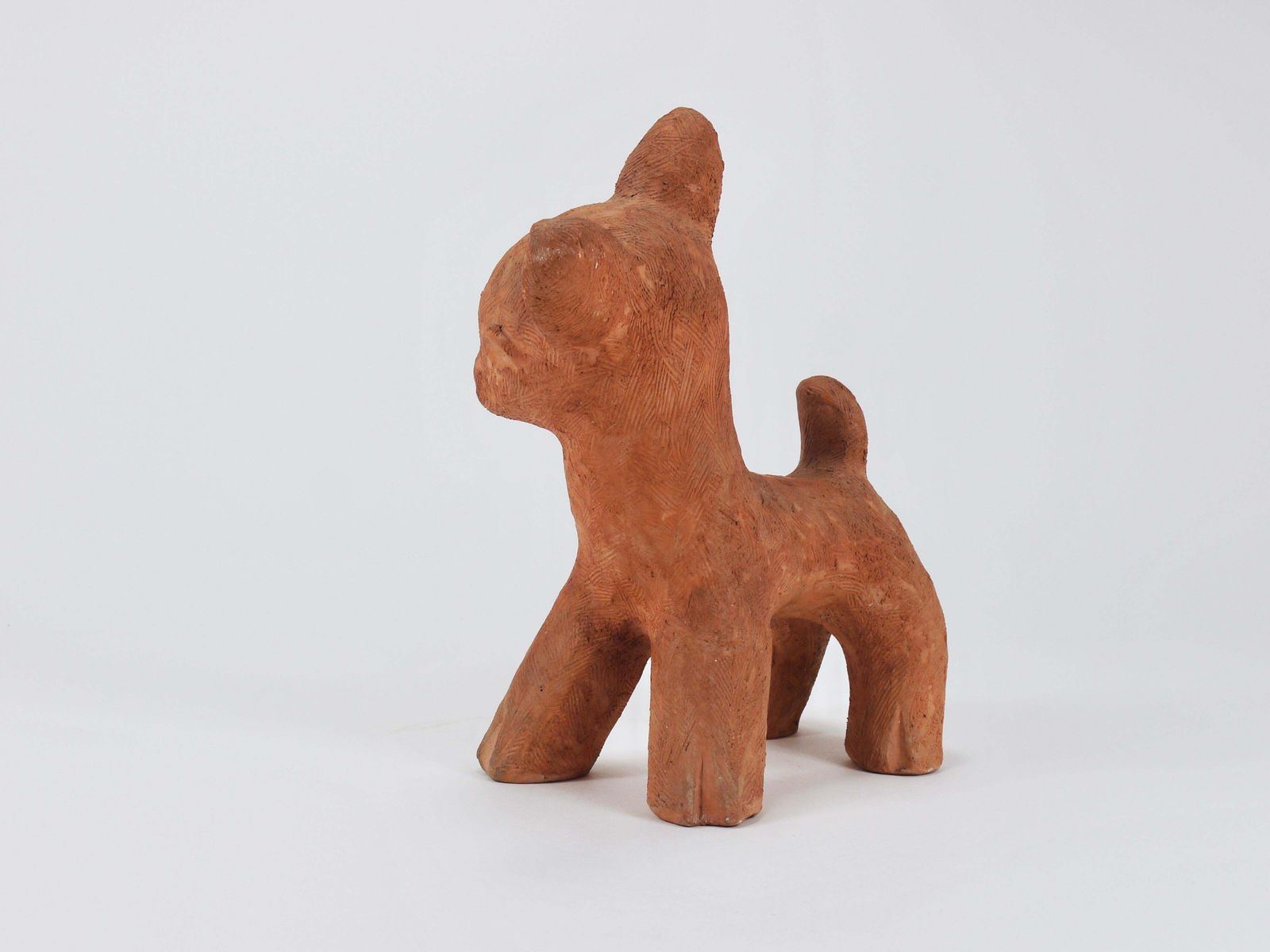 Walter Bosse Large Baby Deer Pottery Ceramic Sculpture, Austria, 1920s photo vintage