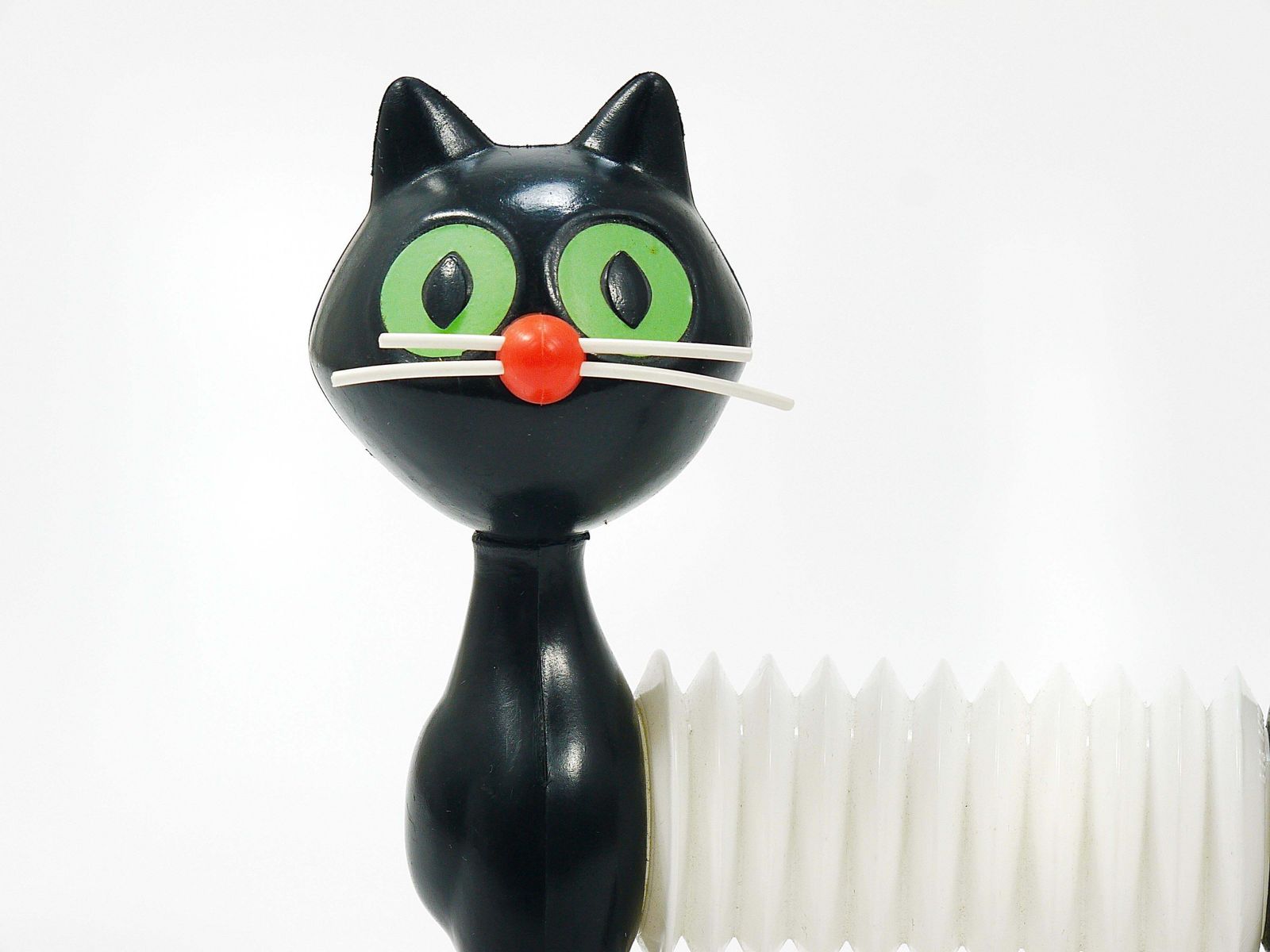 Home Decor Libuse Niklova Accordion Squeaky Toy Cat „Tomcat“ By Fatra, Czechoslovakia 1960s photo