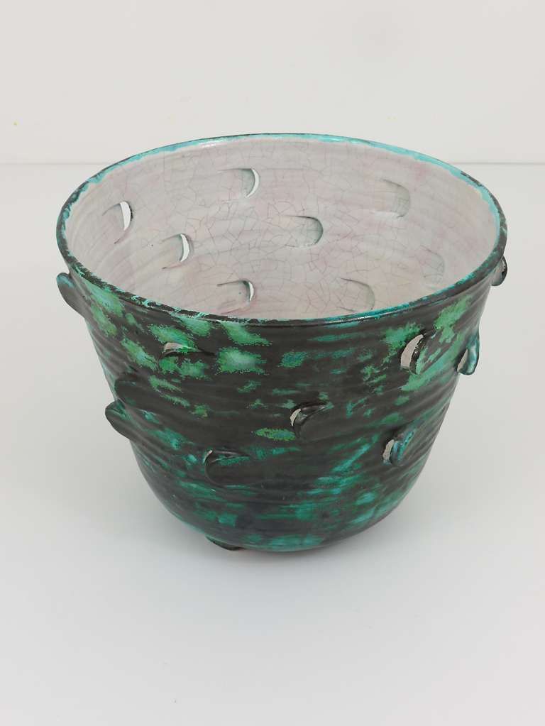 Large Michael Powolny Viennese Art Nouveau Secession Flower Pot, Austria, 1920s photo 2579.0