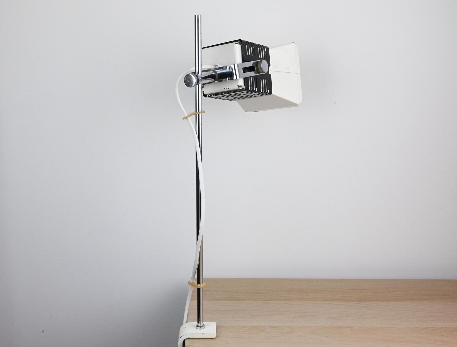 Industrial Desk Lamp, Desk Lamp, Industrial Lamp, Architect Lamp, White Lamp, Mid Century Lighting, Mid Century Light, Table Lamp photo 136.0