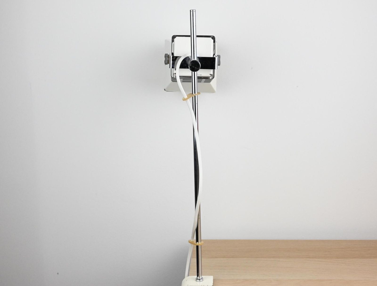 Industrial Desk Lamp, Desk Lamp, Industrial Lamp, Architect Lamp, White Lamp, Mid Century Lighting, Mid Century Light, Table Lamp photo buy