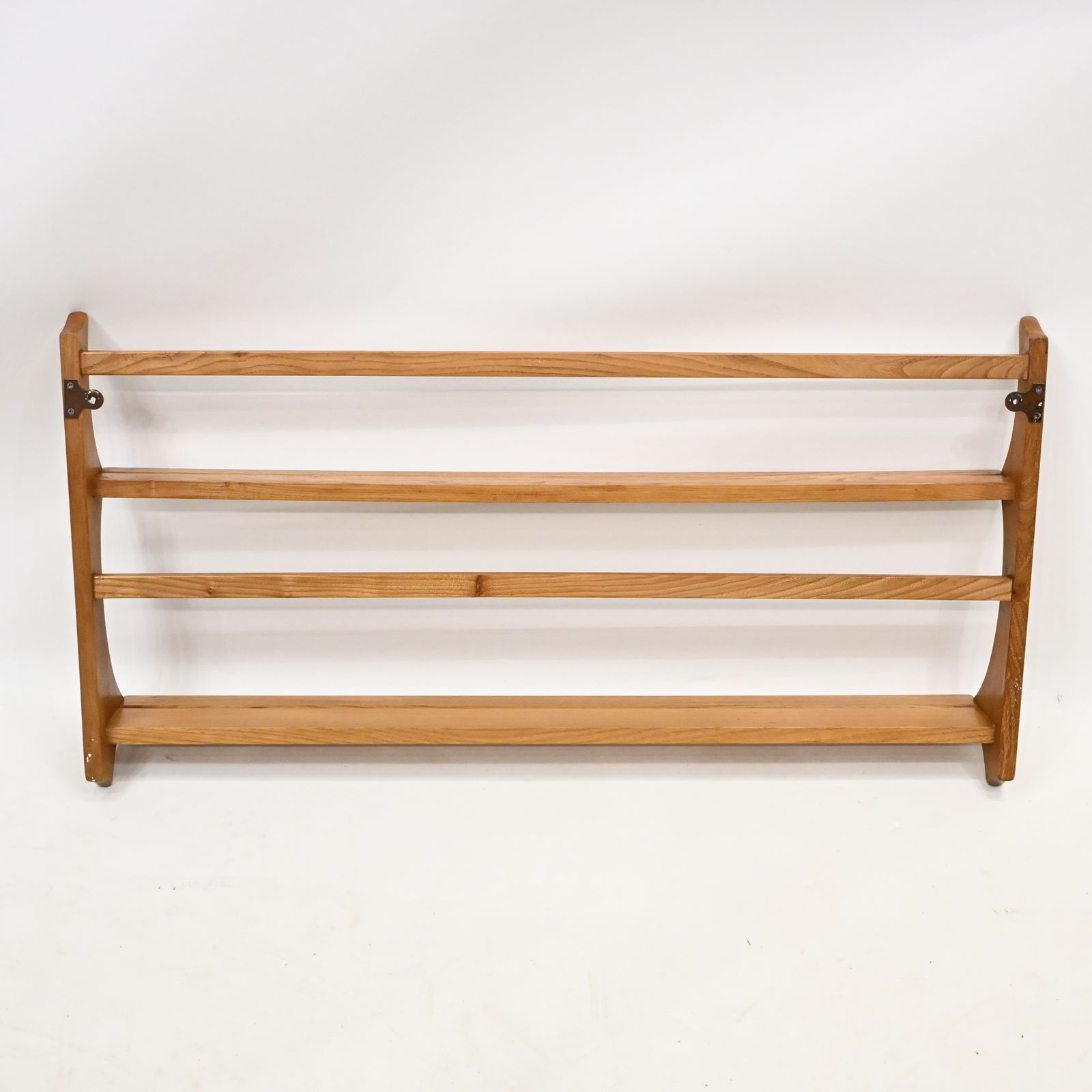 Ercol Windsor Open Plate Rack Shelving Model 268 Light Free Nationwide Delivery photo vinterior