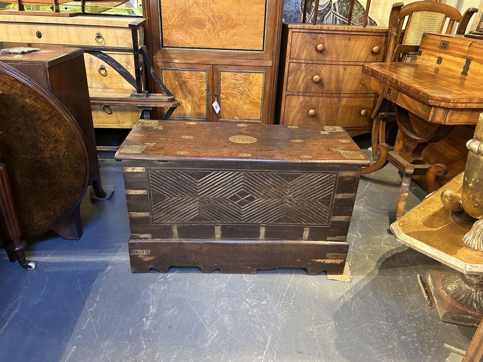 photo furniture C19h Hardwood Zanzibar Chest