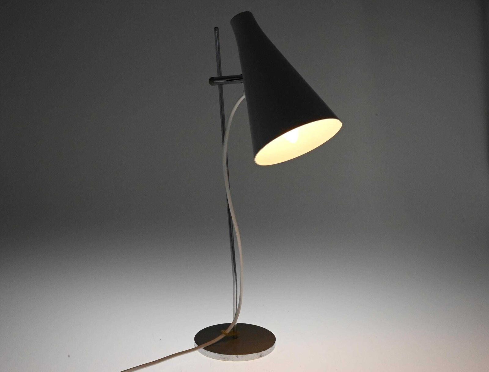 Gray Lidokov Table Lamp By Josef Hurka, Lidokov Lamp, Vintage Table Lamp, Industrial Lamp, Desk Lamp, Mid Century Lamp, Retro Lamp, Lamp photo furniture