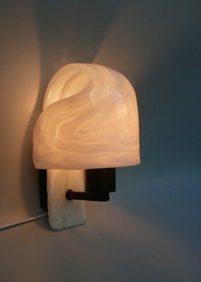 2720.85 Space Age Futuristic Dark Brown Acrylic Glass Wall Lights From Wila, 1970s, Set Of 2 photo