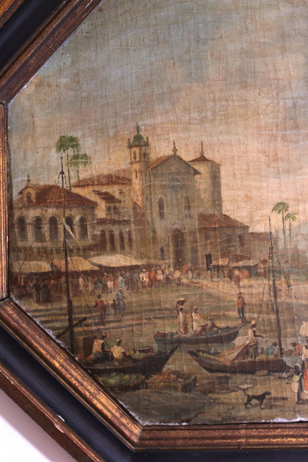 Art Early 19th Century Capriccio View Of Rio De Janeiro photo