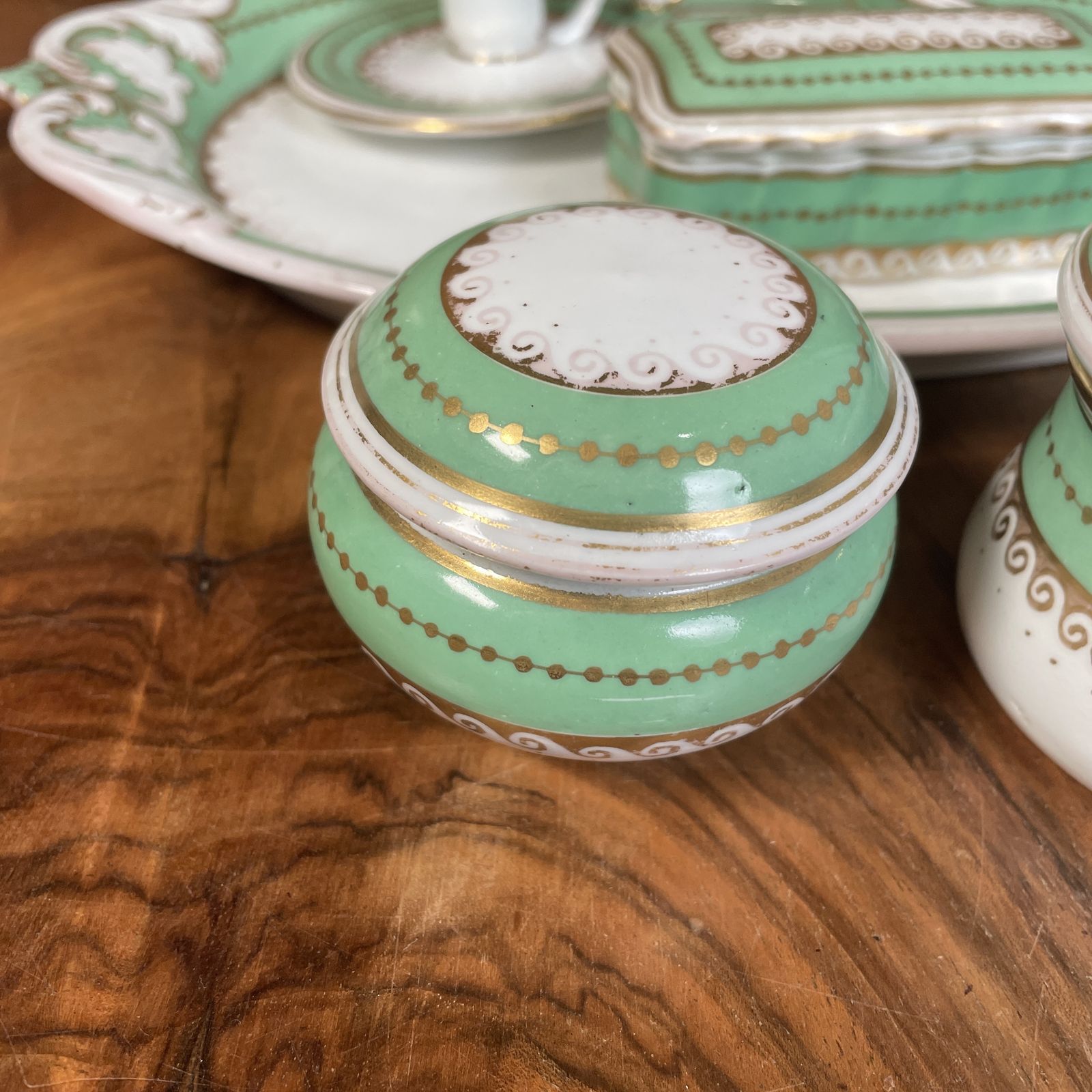 Victorian Dressing Table Set, 1800s photo for sale