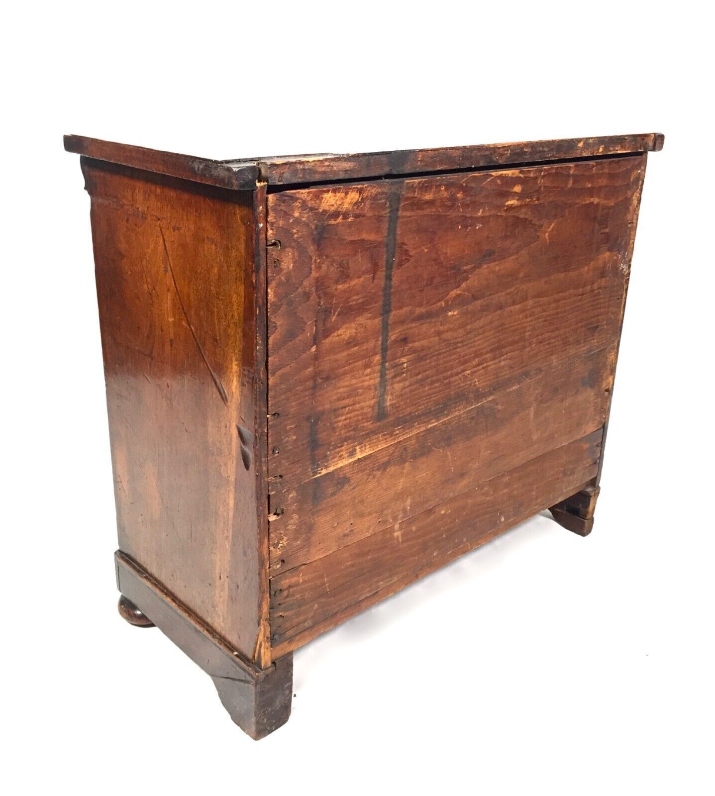 275.0 Antique Victorian 19th Century Wooden Chest Of Drawers / Apprentice Furniture photo