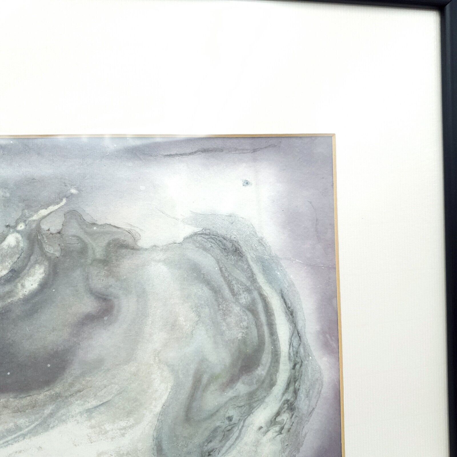 Chinese Ink & Colour Painting 'Vortex' Sheena Davis Artist On Xuan Paper Framed photo 130.0