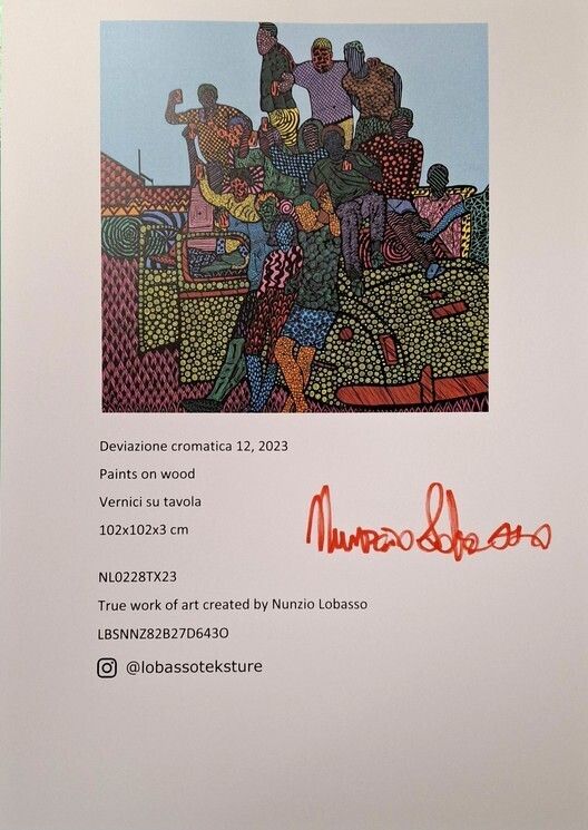 Chromatic Deviation 12, 2023 By Nunzio Lobasso, 2023, 21st Century photo buy