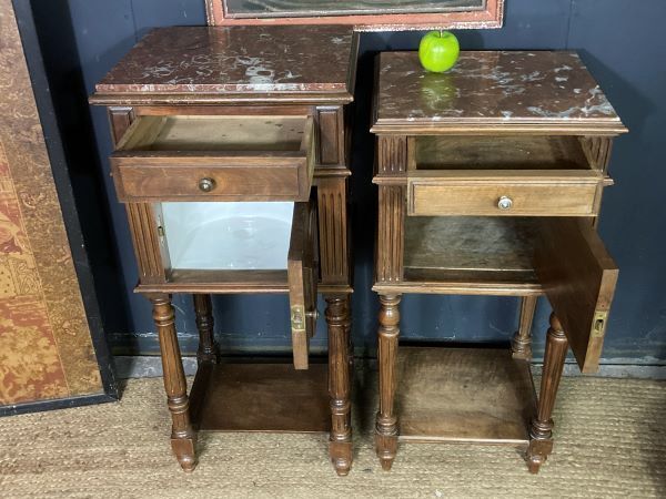A Fine Near Pair Of French Antique Side Tables photo for sale