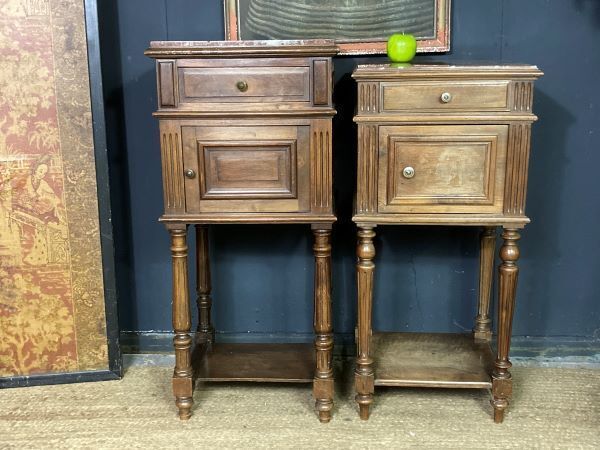 A Fine Near Pair Of French Antique Side Tables