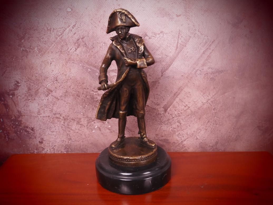 Antique Bronze Napoleon Figurine – Perfect Gift For History Lovers And Special Occasions photo furniture