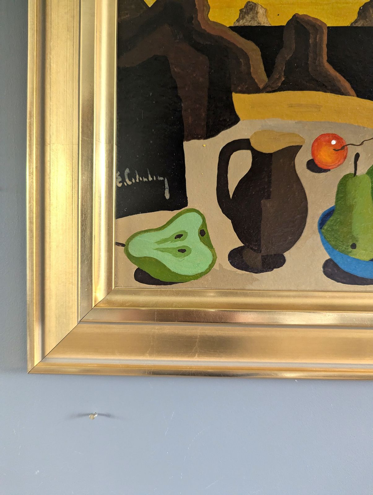 Surrealist Still Life Oil Painting photo vinterior