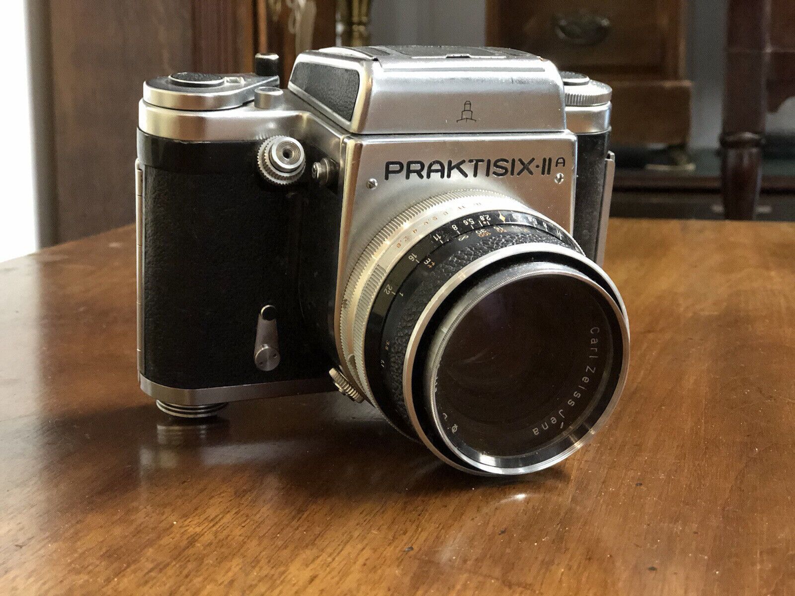 Vintage Camera. Praktisix II A photo furniture