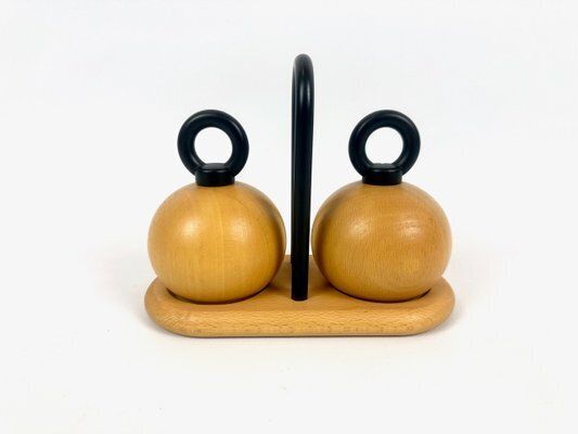 Salt & Pepper Mills Ball Boy By Richard Nissen & Carsten Jørgensen For Bodum, Denmark, 1980s, Set Of 3 photo 189.0