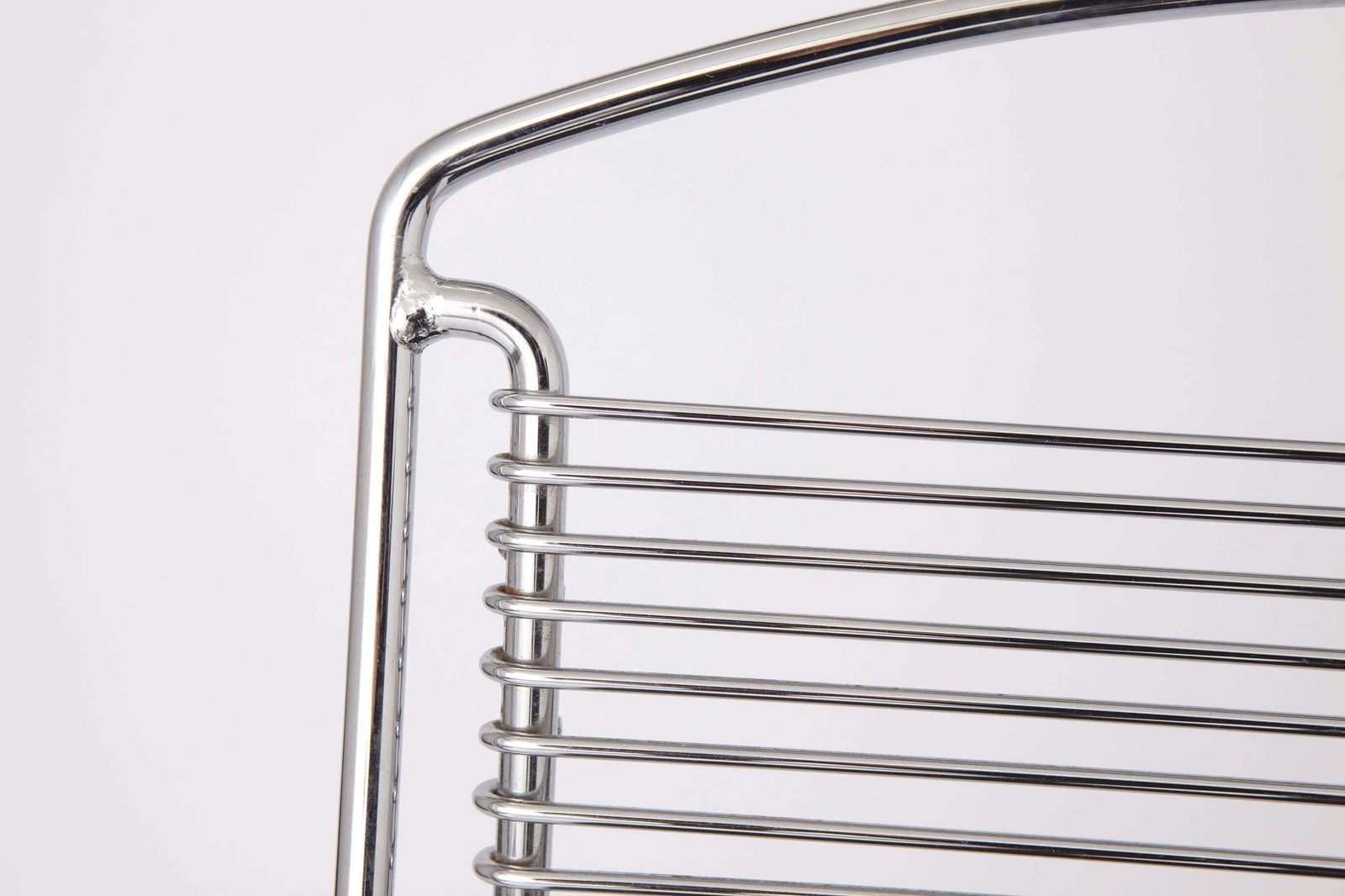 4 Chromed Vintage Chairs 1980s By Till Behrens For Schlubach, Germany photo vinterior
