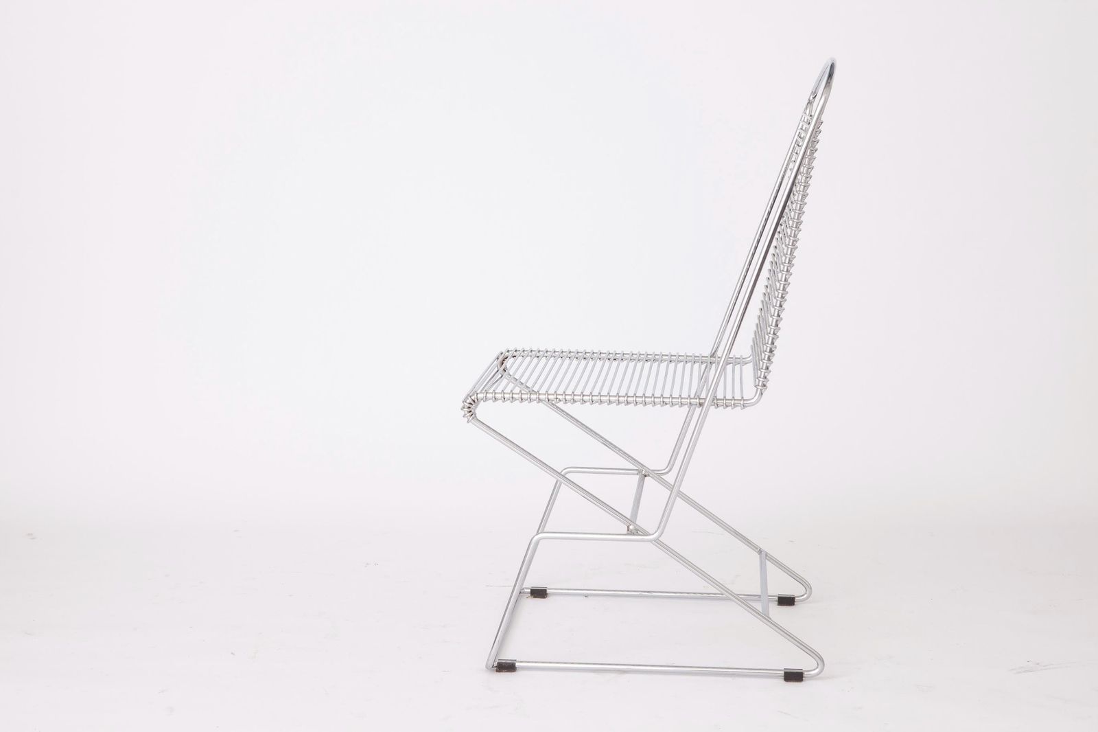 photo furniture 4 Chromed Vintage Chairs 1980s By Till Behrens For Schlubach, Germany