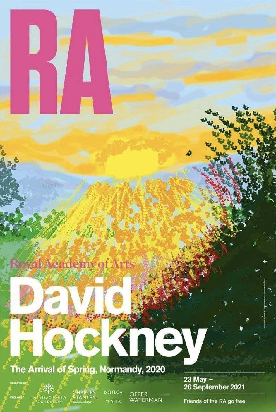 David Hockney The Arrival Of Spring Royal Academy Exhibition Posters Full Set photo 850.0