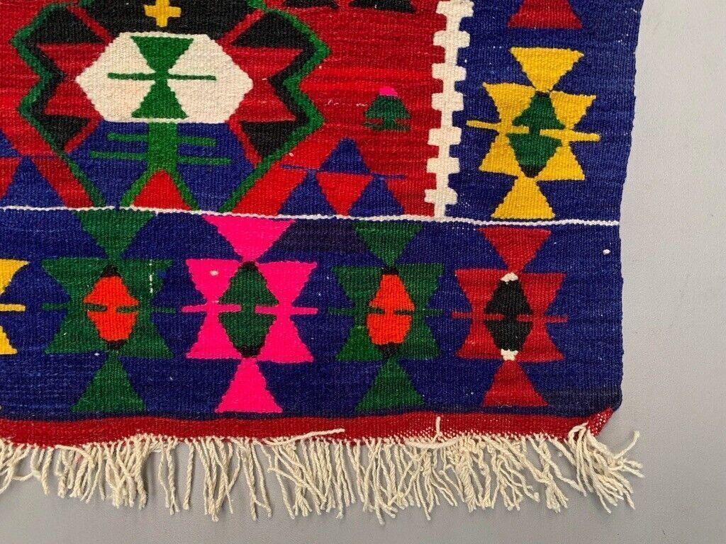Small Vintage Turkish Kilim Rug 127x81 Cm Wool Kelim photo for sale