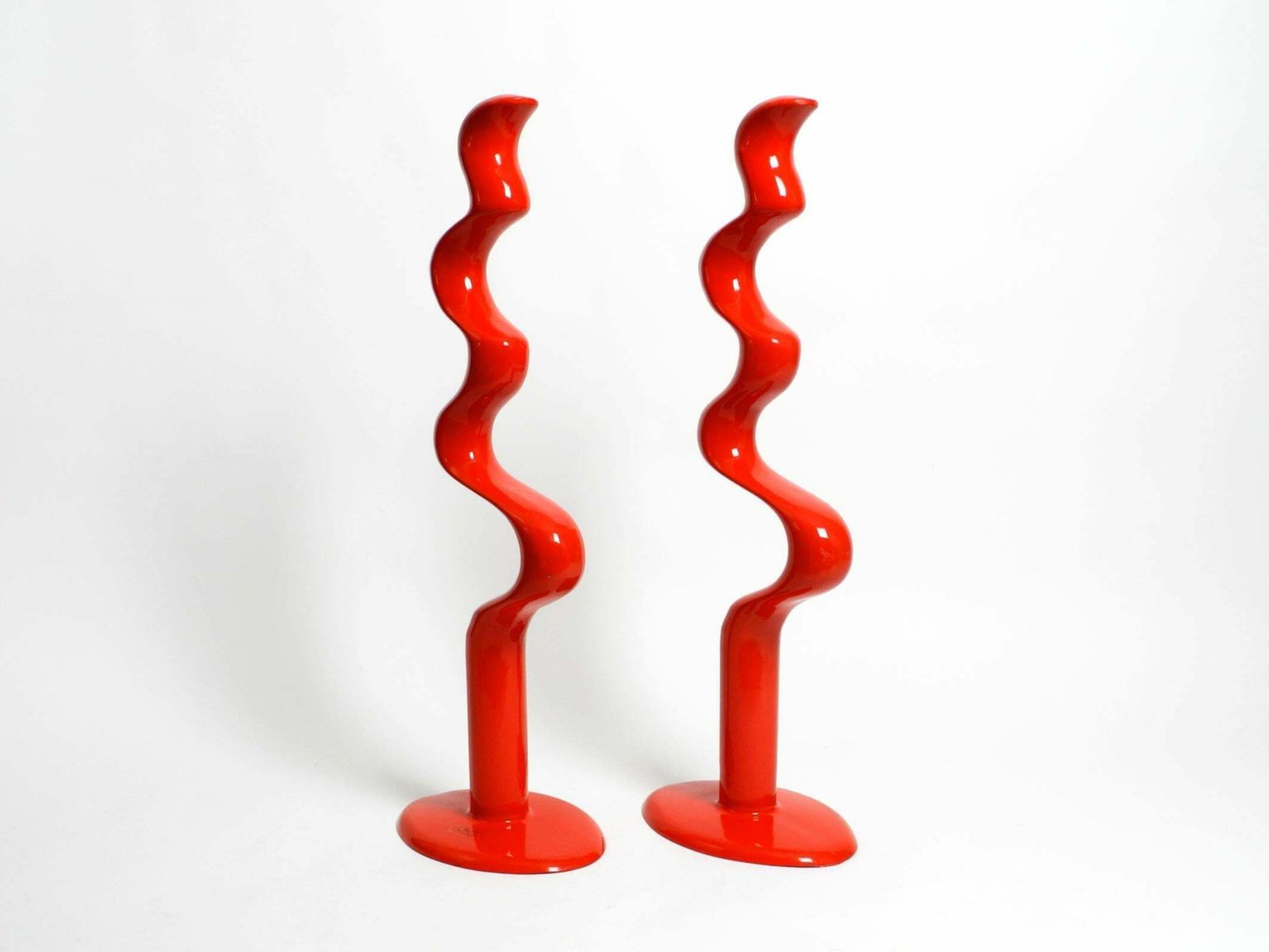 Two Abstract Metal Floor Sculptures By Tony Almén And Peter Gest For Ikea 1990 photo for sale