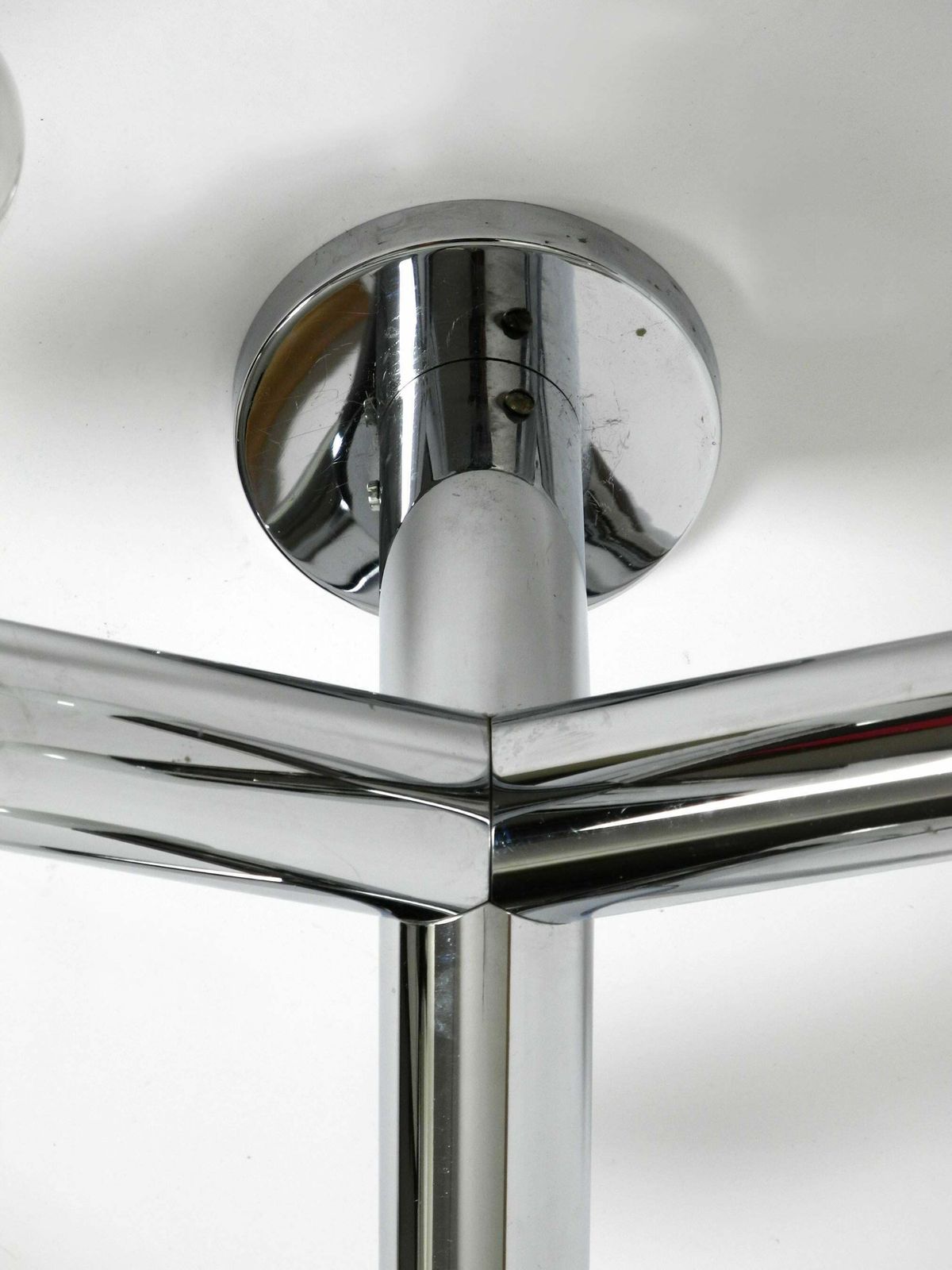 photo buy Very Rare 1960s Space Age Chrome Ceiling Lamp By J.T. Kalmar Austria